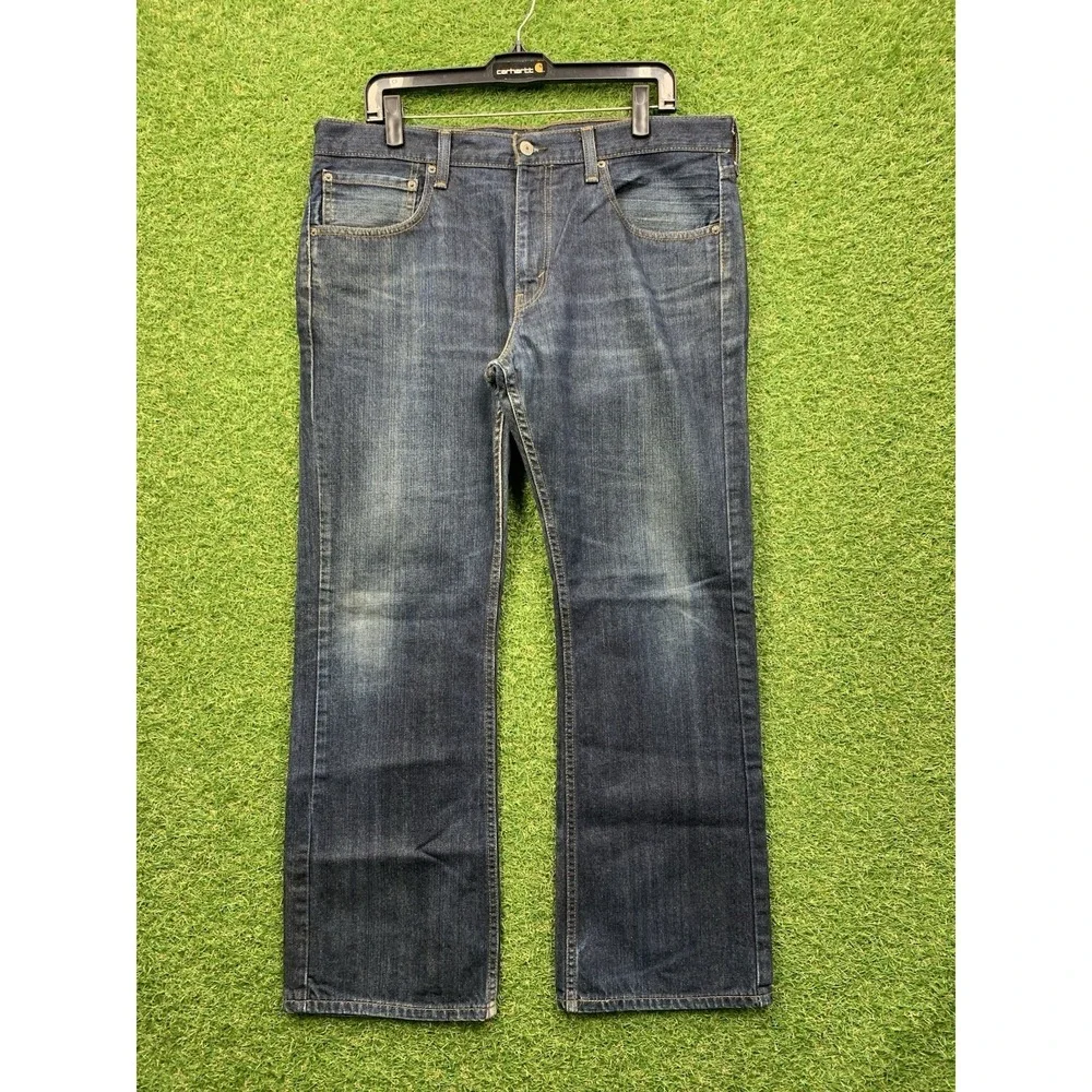 Levis 527 Jeans Mens 36x30 Blue Straight Leg Denim Classic Mid Rise Pants